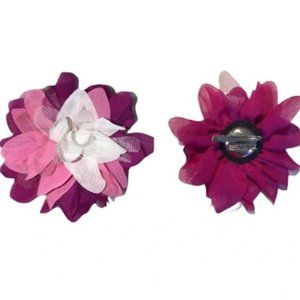 FINAL PRICE 💥 Pink Mesh Flower Brooch